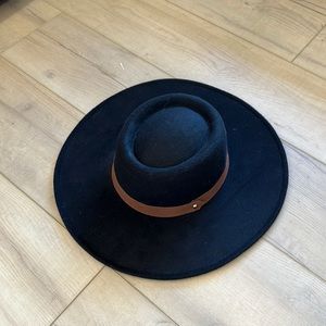Black Felt Hat